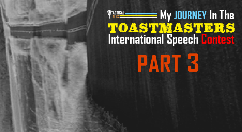 toastmasters public speaking tactical talks speech contest journey matt kramer competitive speaking